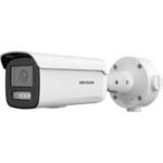 HIKVISION DS-2CD3T46G2-ISU/SL  [ PROTECCIÓN ACTIVA ] Bala IP 4 Megapixel / Lente 4 mm / 60 mts IR / Exterior IP67 / Micrófono y Bocina Integrado (Audio de Dos Vías) / DARKFIGHTER / PoE+ / Luz Estroboscopica / ONVIF / Micro SD / 4 Analíticos