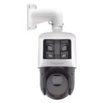 CAMARA HIKVISION (DS-2SE4C425MWG-E/26) TandemVu Domo PTZ IP 4 Megapixel con Cámara Panoramica 6 Megapixel / 25X Zoom / 100 mts IR / IP66 / WDR / PoE+ / Entrada-Salida de Audio y Alarma / Ultra Baja Iluminación / Micro SD