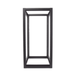 Rack Estándar 19" de 4 Postes, Acero, 24 Unidades, Profundidad Ajustable.