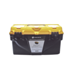 Caja Porta Herramientas 17", 44x26x23 cm Bicolor con Compartimientos para Tornillos.